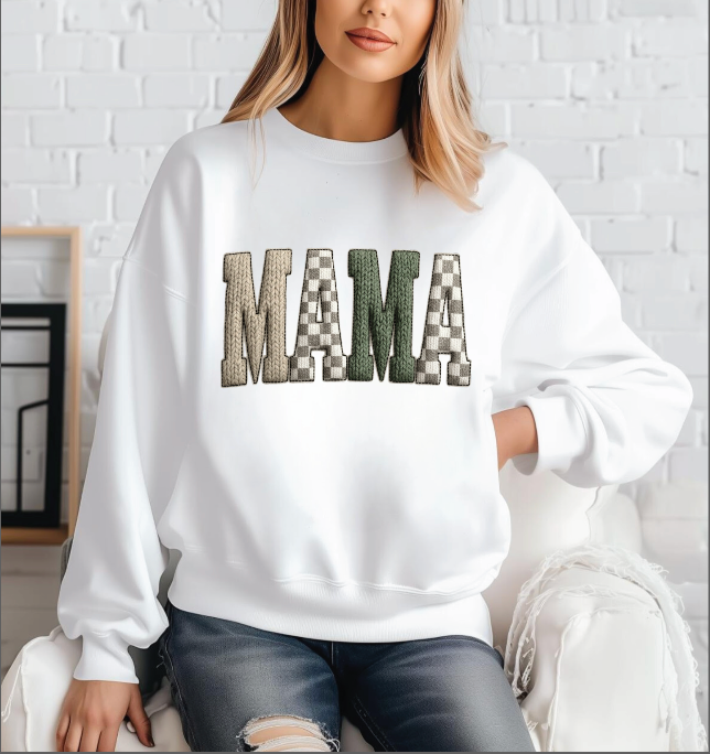 MAMA Faux Crochet